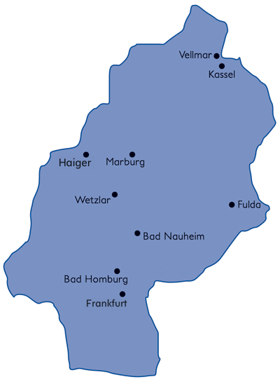 Osteologische Schwerpunktzentren DVO in Hessen